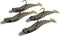 Shrimplets | TPE 1/8 oz, 2.5" Pre-Rigged with UV Glow | Small
