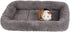 Enjoying Plush Cat Bed Mat, 10" x 15" Pet Cushion with Pillow for Puppy Curling Sleep, Antiskid Bottom (Small)