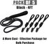 Strong Slip Rope Dog Training Leash (4ft) - 5pc Heavy Duty Durable Braided Nylon Lead with Rubber Stopper & Padded