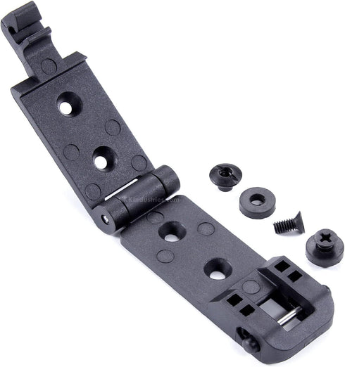 HolsterSmith Molle Compatible Locking Belt Clips with Mounting Hardware for Knife Sheath, Gun Holster, Gear