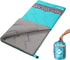 VILLEY Camping Sleeping Bag, Lightweight Backpacking with Compression Sack for Adults & Kids, Outdoor Equipment for 3