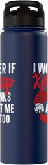 Condiment Ketchup Lover SteMi Apparel I Wonder If Ketchup Thinks About Me Too Condiments Stainless Steel Insulated