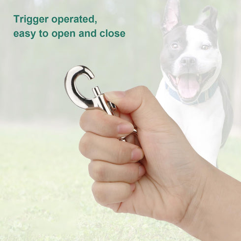 Swivel Snap Hooks Heavy Duty Dog Leash Hook, Trigger Clip Clasp for Linking Pet Leash Collar, Key Chain (10 Pack)