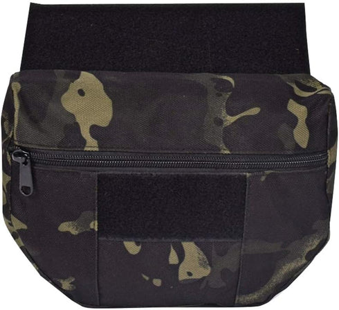 Tactical Dump Drop Pouch Utility Pouch with Hook & Loop EDC Pouch for AVS JPC CPC Tactical Vests Chest Rig by FARMSOLDIER
