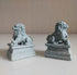Asian Fu Foo Dogs Statues Mini A Pair of Guardian Lion Figurine Sandstone Pets Fish Tank Aquarium Landscape Ornaments Accessories Feng Shui Decorations, A