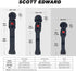 Scott Edward Golf Headcovers for Woods - Set of 3, Fits Driver, Fairway Wood, Hybrid