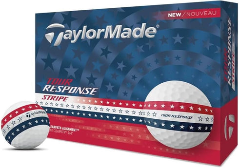 TaylorMade Tour Response Golf Balls, Enhanced 360 ClearPath Alignment, Speed Wrapped Core