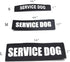 2 Pack Reflective Service Dog Patches with Hook Back for Pet Collar, Vest, and Harness - 3 Sizes