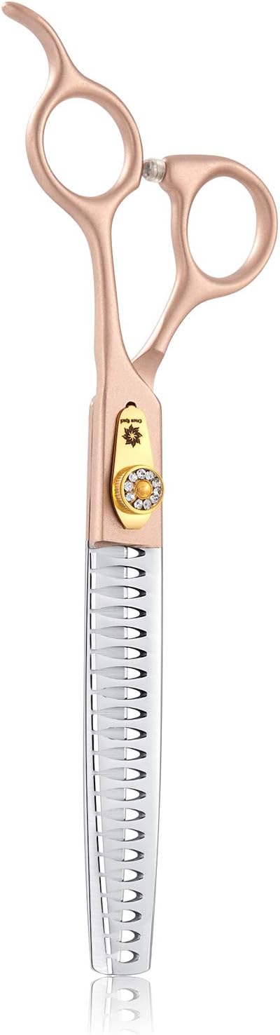 7 Inches Professional Pet Grooming Scissors, 440C Japanese Steel for Dogs, Cats, and More