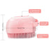 Dog Cat Bath Brush with Soap Dispenser, Soft Silicone Rubber Bristle for Short Haired Dogs and Cats Shower