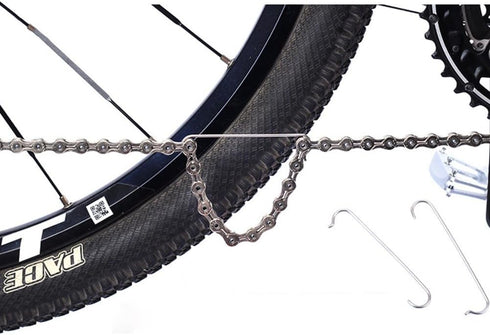 Wakauto 2pcs Chain Hook, Stainless Steel Bike Repair Tool for Bicycle
