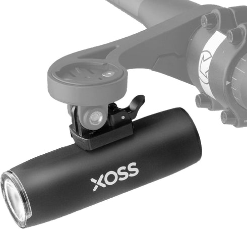 XOSS USB Rechargeable Bike Light for Night Riding, Waterproof Headlight with 5 Modes for Road, Mountain Bikes