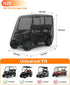 Golf Cart Cover for 4 Passenger, Heavy Duty 420D Waterproof Covers, Extended Roof Compatible with EZ GO Club Car