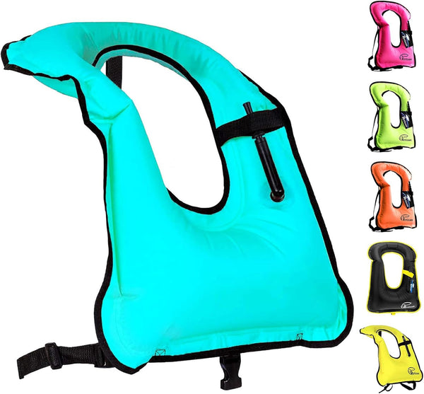 Rrtizan Portable Inflatable Swim Vest, Adults Buoyancy Aid Swim Jackets for Men & Women