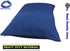 DIY Heavy Duty Blue Denim Jean Pet Dog Pillow Cover + Waterproof Resistant Case Set for Small Medium Dog