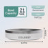 Coldest Dog Bowl, Anti Rust Metal & Non Slip, Heavy Duty Insulated Dog Bowl, 21 oz, Epic White