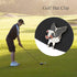 Restokki Portable Mini Golf Ball Marker Eagle Bird Magnetic Hat Clip for Golf Training Aids Outdoor Accessory