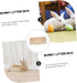 Pet Potty Bowl Large Litter Tray for Bunnies Compact Portable Critter Toilet Box Lightweight Design for Guinea Pigs