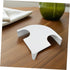 BESPORTBLE Aquarium Corner Hideout Cave with Two Holes Fish and Shrimp Shelter Small White Fish Tank Shelter