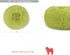 Extra Small Green Washable Dog Bed, 15 inches Donut Soft Pet Bed, Calming Anti-Anxiety Round for Pets up to 5 lbs.