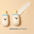 Layheld Set 3pcs) Cat Dog Chew Toy Cute Baby Cute Pacifier Bottle Rattle Plush Squeaker Toys Super Soft Indoor Play Pet