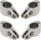 NovelBee 4pcs 316 Stainless Steel Bimini Top Hinge Rail Mount 1"