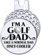Hafhue I'm A Golf Dad Like A Normal Dad Golf Ball Marker with Magnetic Hat Clip - Funny Golf Gifts