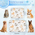 imiBBWQu Summer 27" 22" Cooling Pad Cats Yellow Brown Stadium Cooling Mat Washable Mat for Dogs Dog Water Bed French