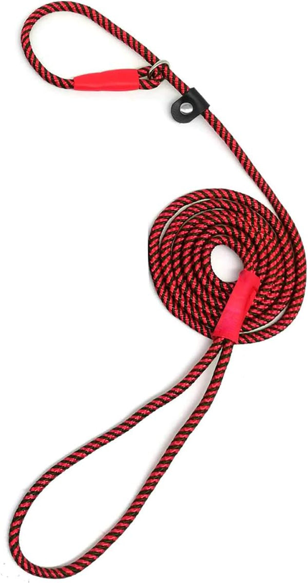 MayPaw Dog Leash Rope Slip Lead, 1/4"-5Ft Sturdy Nylon Puppy Leash for Small & X-Small Dogs
