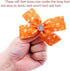 PET SHOW 50Pcs/25Pairs 4" Paw Pattern Big Dog Hair Bows with Alligator Clips for Medium Large Dogs