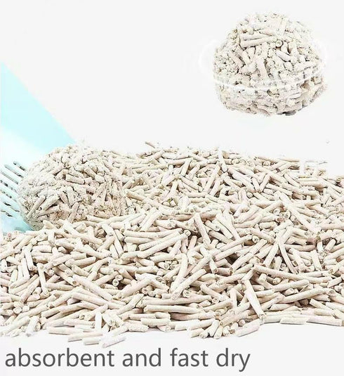 Tofu Cat Litter 11.2LB (5.6lb×2bag) - 100% Food Grade, Clumping, Flushable, Ultra Absorbent, Dust-Free