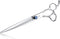 JASON 8" Straight Dog Grooming Scissors - Long Pets Grooming Shears with Offset Handle and Jewelled Screw