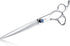 JASON 8" Straight Dog Grooming Scissors - Long Pets Grooming Shears with Offset Handle and Jewelled Screw