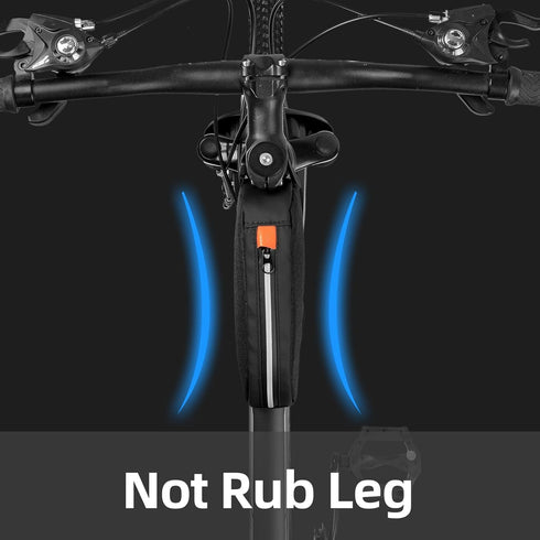 Waterproof Bike Top Tube Bag, Front Frame Pouch for Road Mountain Bicycle Outdoor Cycling Travel
