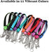 Martingale Dog Collar with Stainless Steel Chain - Adjustable Soft Padded Nylon Reflective Collar for Large Medium