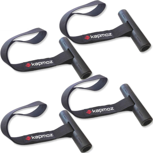 Quick Hood Loops Trunk Anchor - Kayak Tie Downs Straps, Secure Lashing Point, 2 Pairs