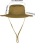 Sun Hats for Men and Women, Bucket Hat with UPF 50+ UV Protection, Boonie Hat for Safari, Fishing, Hiking, Garden, Beach