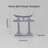 Tsynapter Torii Gate Aquarium Decor Japanese Stone Statue Ornament for Fish Tank, Garden Decoration, Landscape
