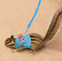 Stock Show Small Pet Outdoor Walking Harness Vest and Leash Set with Cute Bowknot Decor for Rat Ferret Squirrel