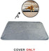 Laifug Extra Large Pet/Dog Bed Slate Grey Jumbo Replacement Cover (50"x36"x10") Removable Washable