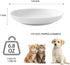Ceramic Cat Food Bowl Set - 4 Pack Healthy Wide Shallow Dishes for Food and Water, Anti Whisker Fatigue Feeding Bowls