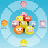 HDSX (8 Pack) Squeaky Dog Toys Soft Latex Rubber Squeaky Dog Balls for Puppy Small Pet Dogs (Round Balls)
