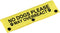 Funny Dog Leash Sleeve No Dogs Please May Overreact - Dog Leash Wrap Sleeve Alert Tag, Pet Birthday Gift (May