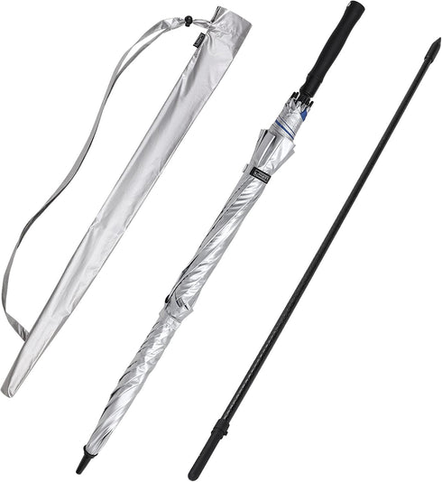 G4Free Vented UV Golf/Beach Umbrella, 68" Arc Auto Open Oversize Windproof Sun Shade Rain Umbrella