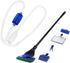 AQUANEAT Fish Tank Cleaning Tools, 5 in 1 Cleaning Set, Fish Tank Cleaner, Siphon, Aquarium Water Change with Fish Tank