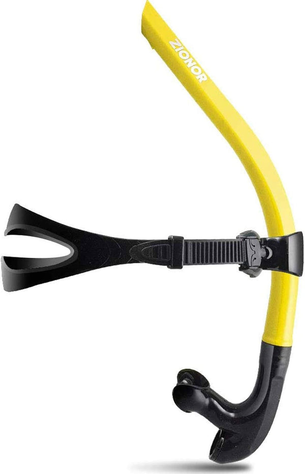 ZIONOR Snorkel Lap Swimming Training Diving Snorkeling with Comfortable Mouthpiece, One-Way Purge Valve