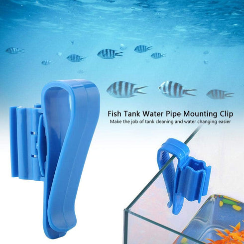 2Pcs Adjustable Hose Holder, Plastic Fish Water Pipe Clamp for 8mm to 16mm Hoses