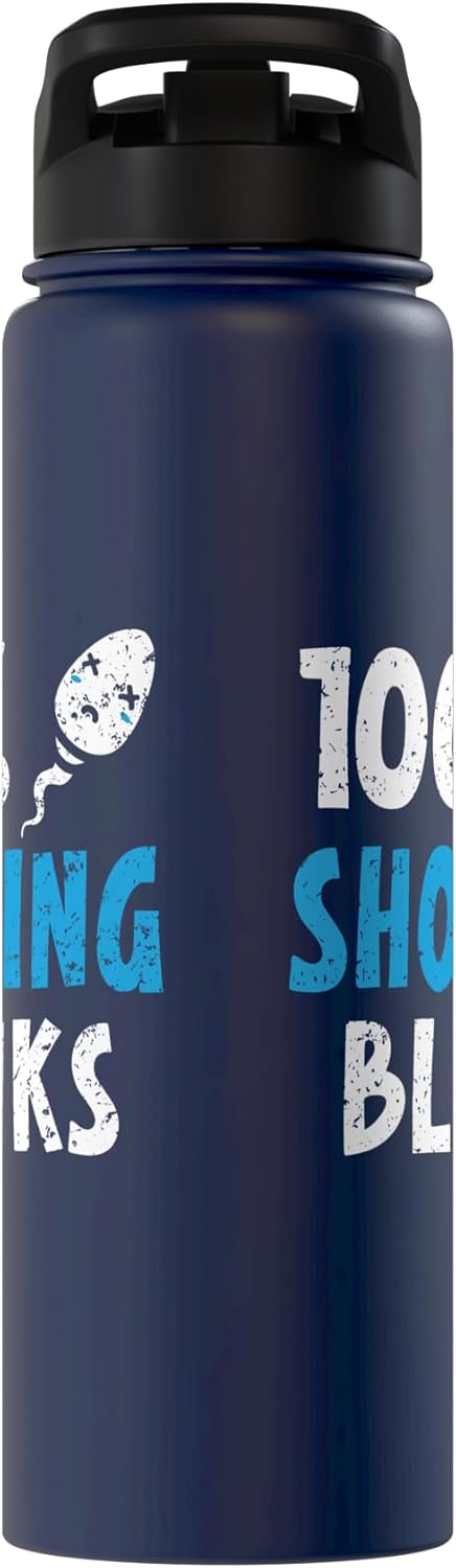 Vasectomy Birth Control SteMi Apparel 100% Shooting Blanks Vaectomy Survivor Birth Control Stainless Steel Insulated