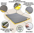 Cooling Heating Mat for Cat & Dog, Small Medium Pet, 5 Layers Microwave Water Repellent No-Electric Thermal Pad,