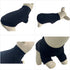 Lovelonglong Dog Pullover Sweatshirt for Autumn Winter, Cold Weather T-Shirts for Small to Large Dogs, Black XS